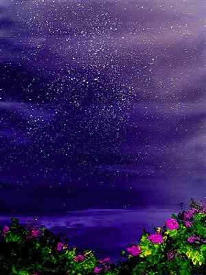 شب بنفش